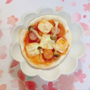 餃子の皮でピザ気分その7